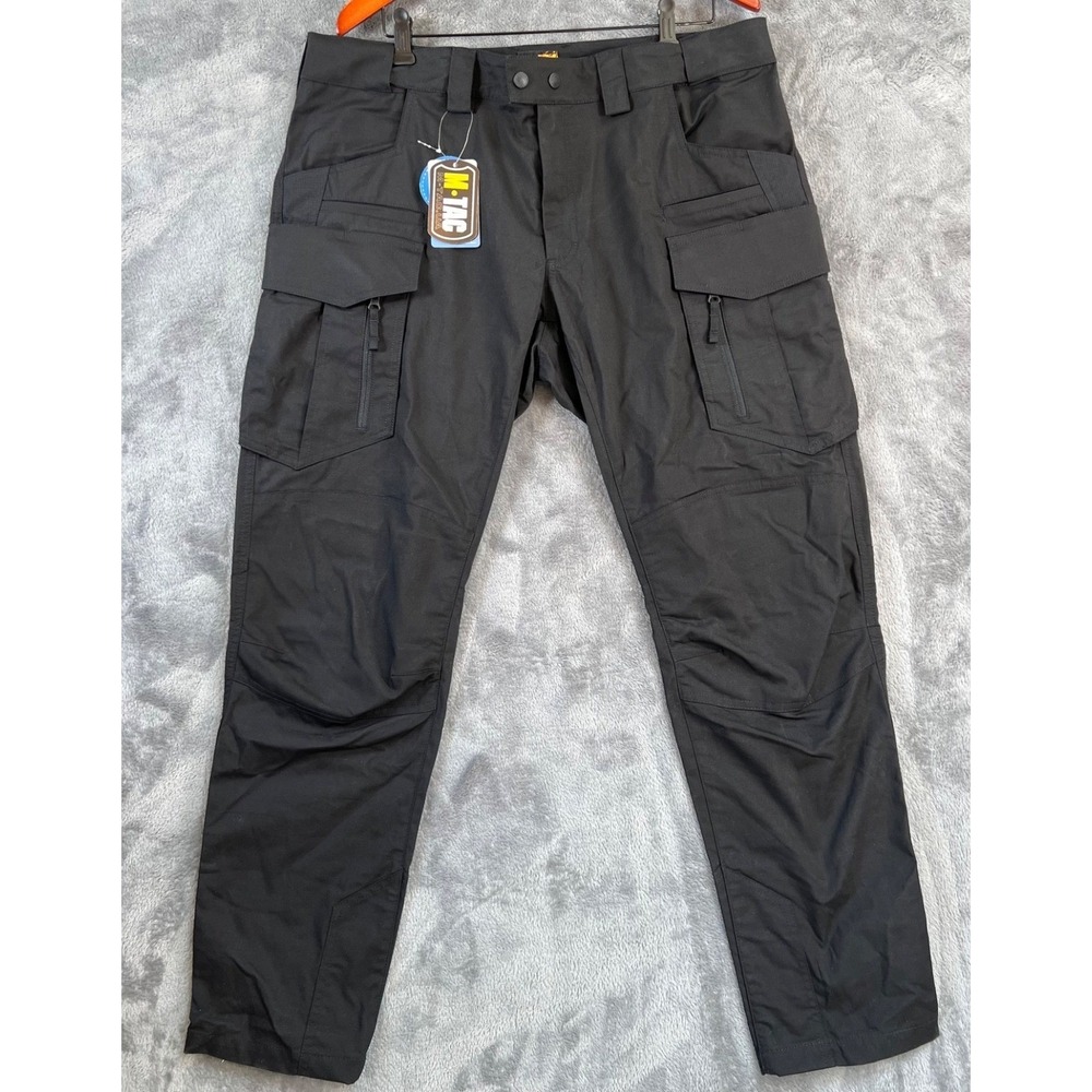 M-Tac Patriot Flex Tactical Pants Mens 36x32 (38x31) Black Cargo Performance NWT